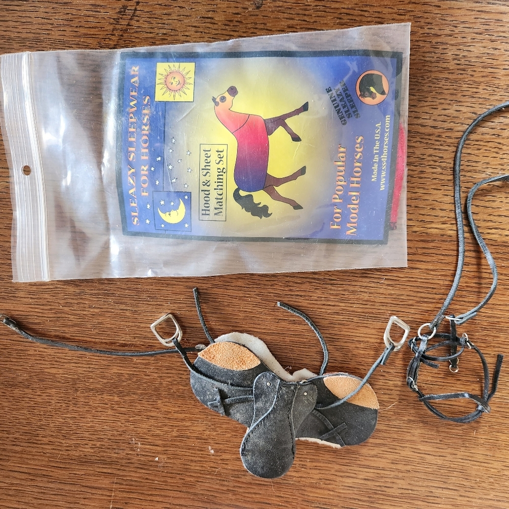 Model breyer horse tack